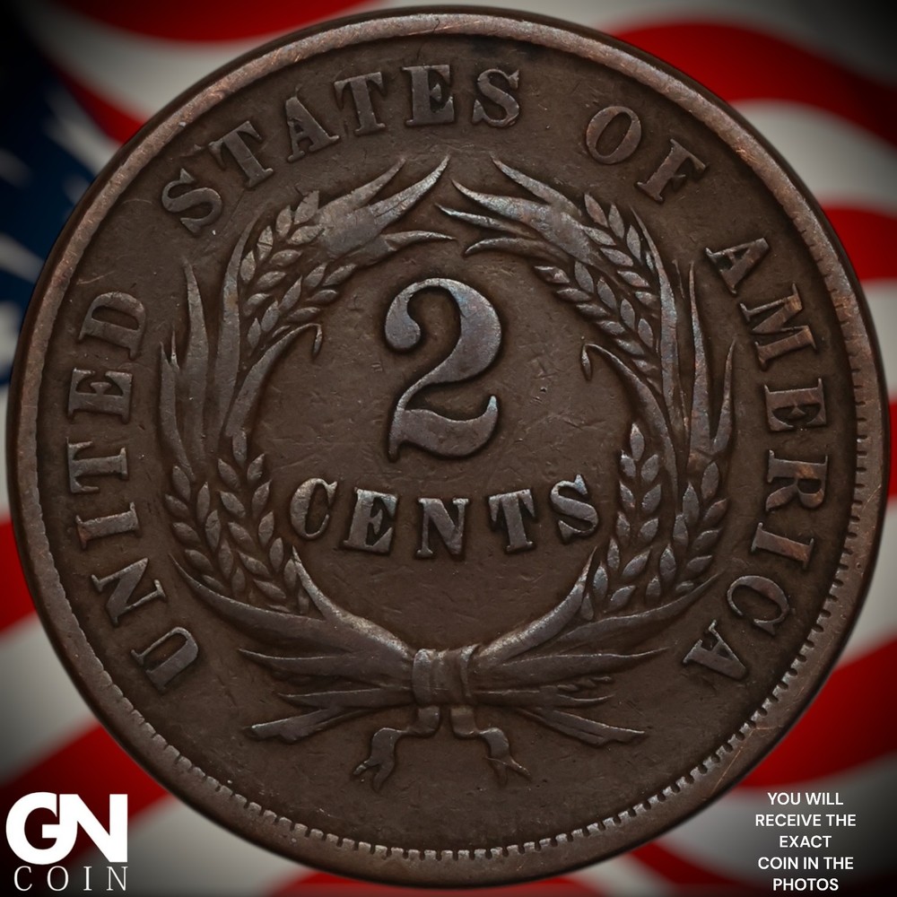 1864 2 Cent Piece A1133