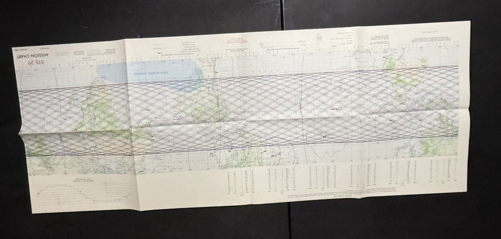STS-29 MISSION CHART NASA Space Shuttle Mission Chart