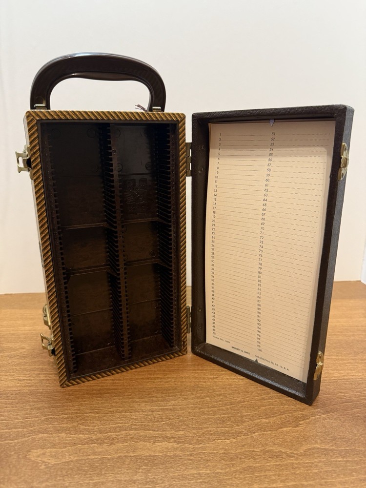 Vintage Slide Case Barnett & Jaffe baja Slide Case Model U-200