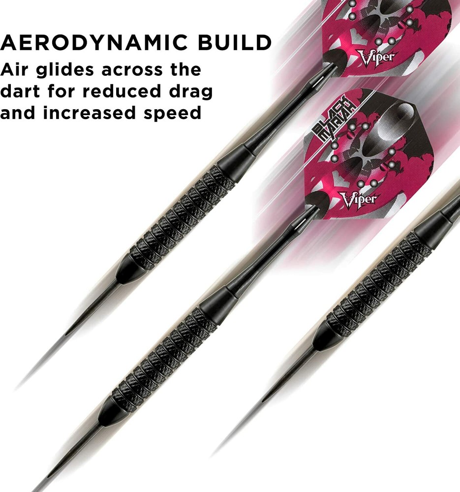 Viper steel tip Darts Black Mariah 22Gram