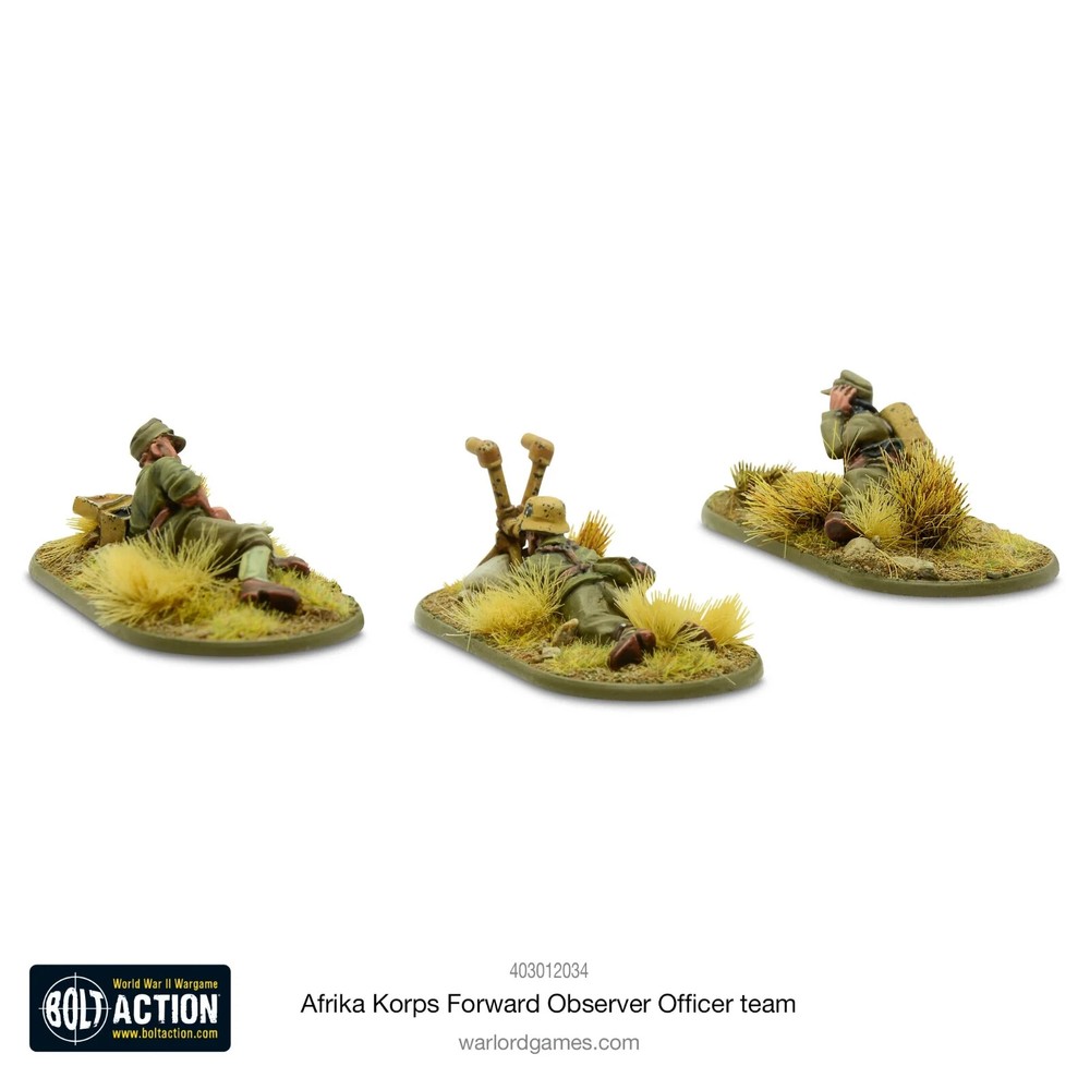 Bolt Action German Afrika Korps Forward Observer team New