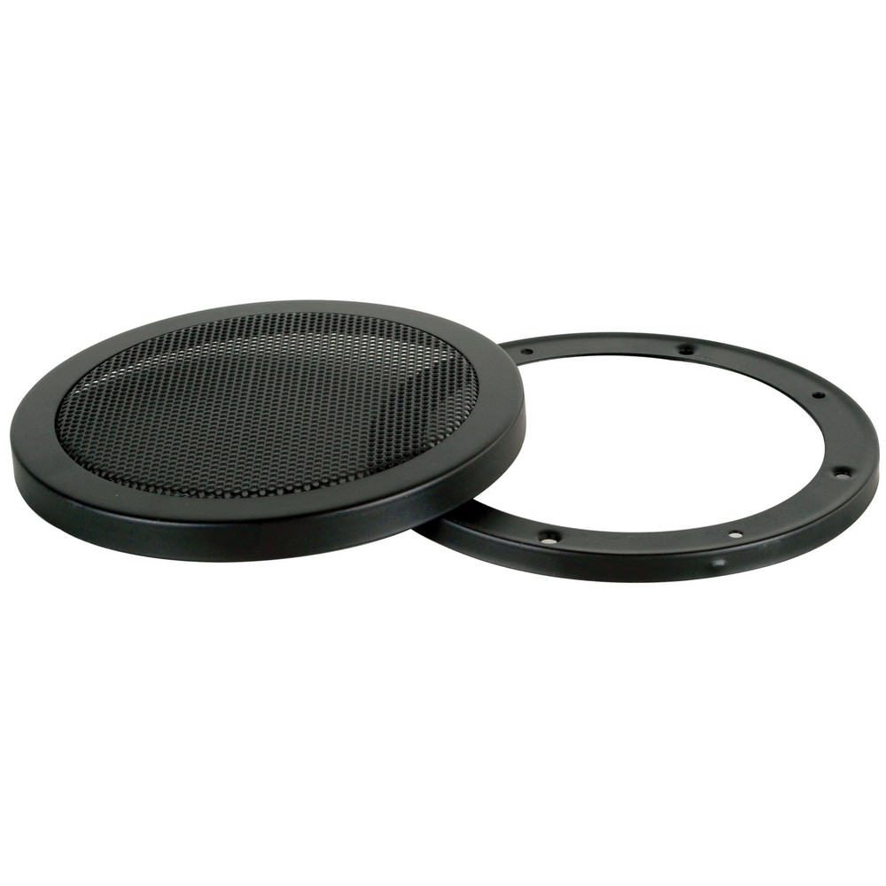 Steel Mesh 2-Piece Grill for 8" Speaker Black