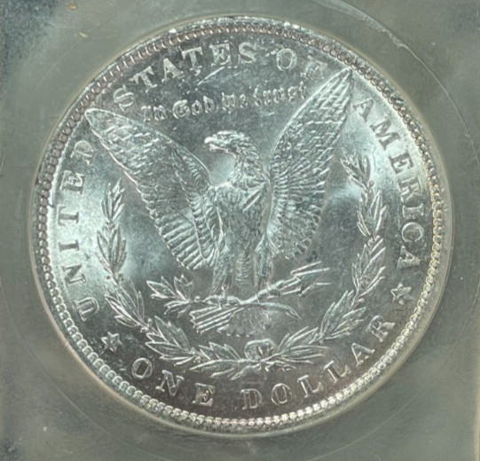 1890-P MORGAN SILVER DOLLAR ~BU ~NICE COIN~REF#USC