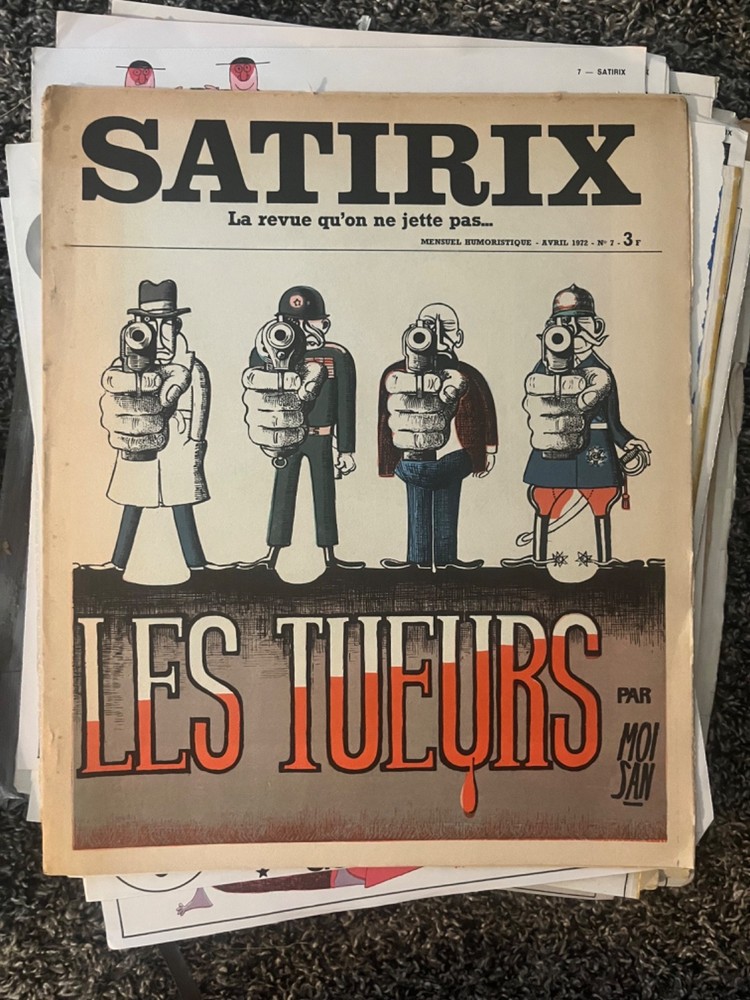 SATIRIX French Comics 1970’s Era.