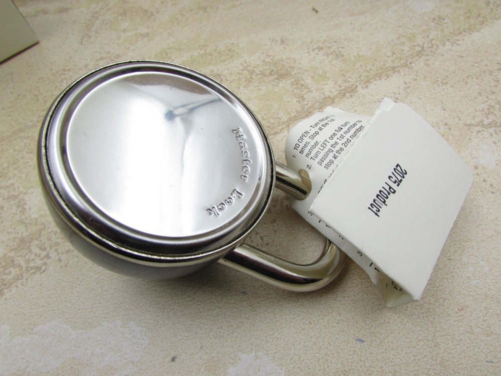 3 PACK Master Lock Black Combination Lock 2075