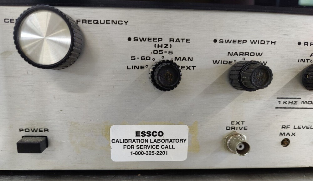 Texscan Sweep Generator Model Number # VS-60B Tested & Working