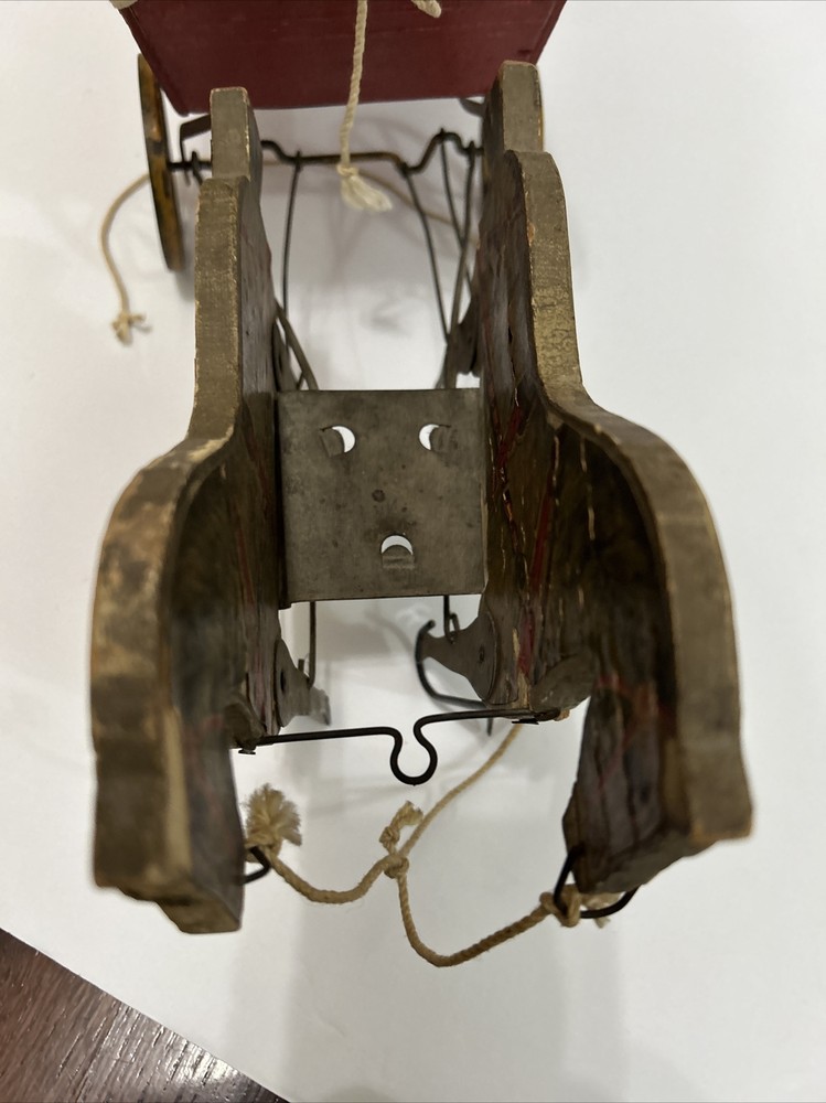 GIBBS GYPSY WAGON PULL TOY HORSE DRAWN COVERED WAGON