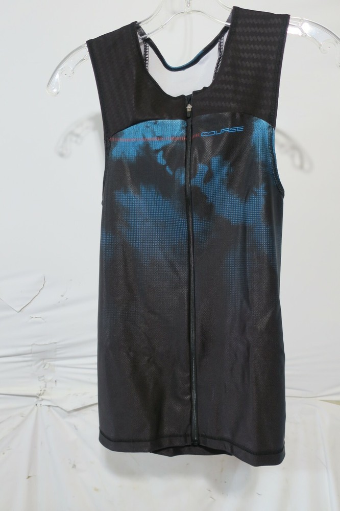 Louis Garneau Men's Tri Course Sleeveless Tri Top Medium Clouds Colored