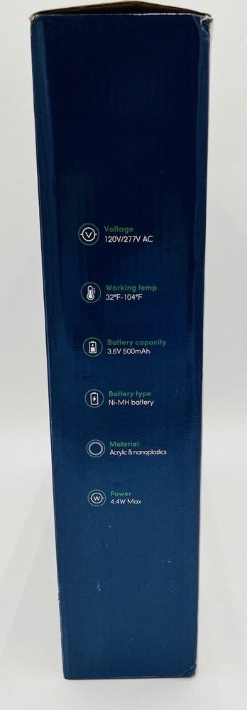 2-Pack LED Edge Lit Exit Sign, with Rotating Clear Panel, Single Acrylic Face