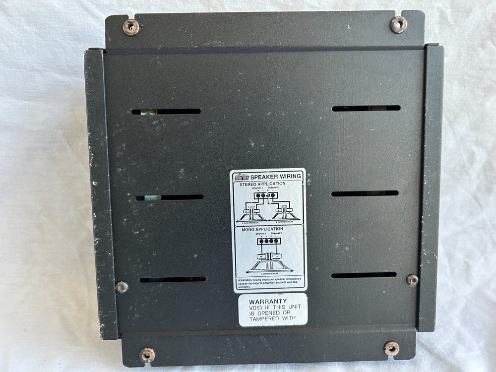 Vintage Old School Earthquake Power 200X Amplifier - Performs Excellent