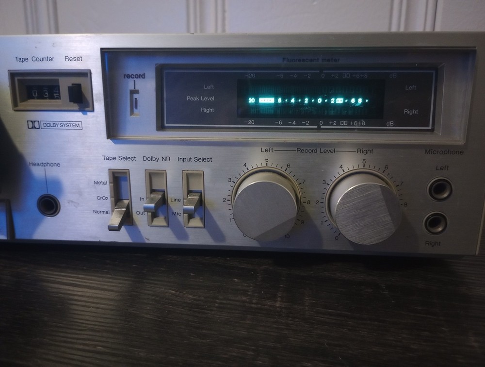 VTG Modular Component Systems MCS Series 683-3555 Stereo Cassette Deck Tested