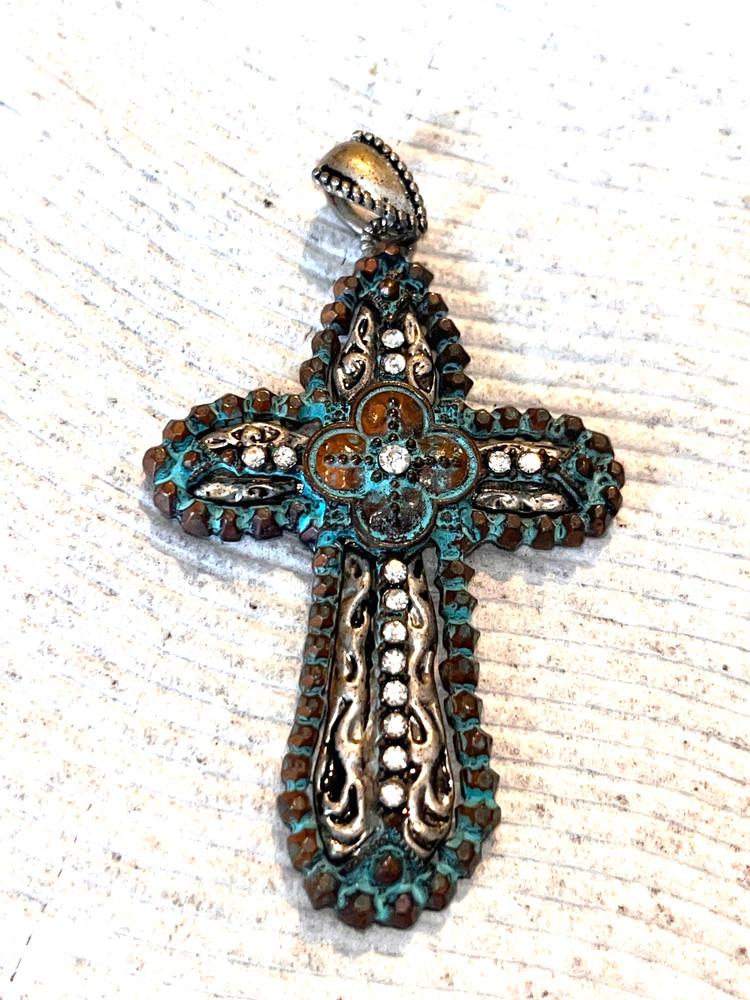 Vintage antique really old cross  crucifix