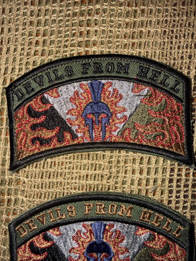 French Foreign Legion Devils From Hell Commando Afgan War Patch