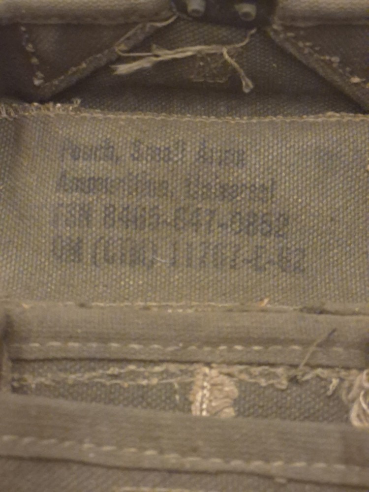 Authentic USGI M-56 Small Arms Ammunition Universal Webbed Pouch