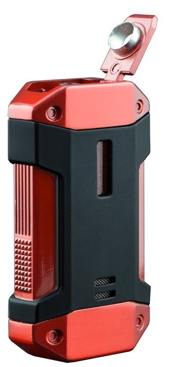 Galleon Single Action Triple Flame Torch – Red & Black Edition