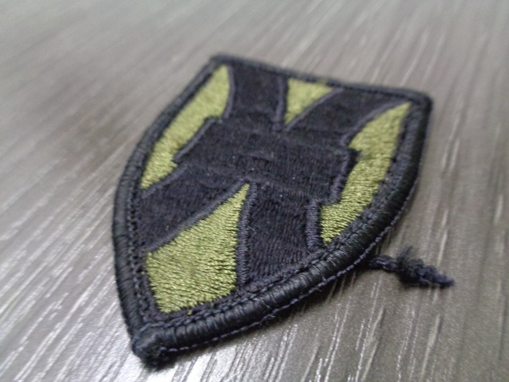 US Army 21st Sustainment Command Patch, Subdued. Vietnam issue