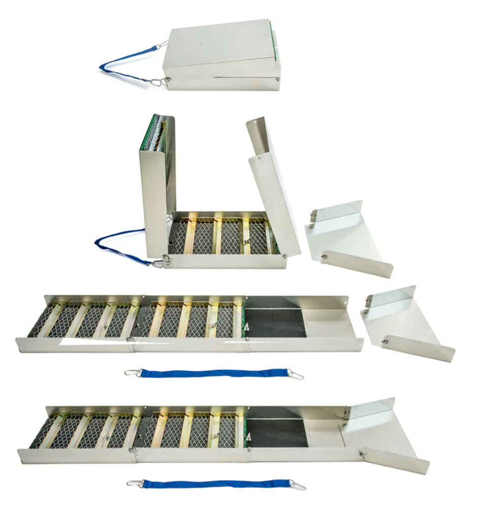 50" Folding Aluminum Sluice Box