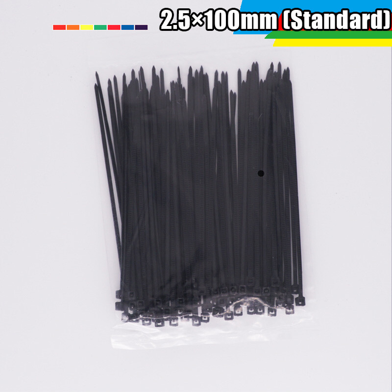 Colorful Wire Cable Zip Ties Wraps Small Nylon Plastic 2.5mm 3.6mm Width Strong