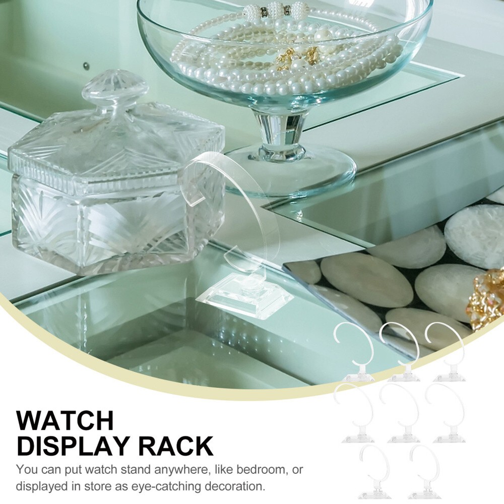 8 Pcs Watch Holder for Men Display Stand Sliding Prevention