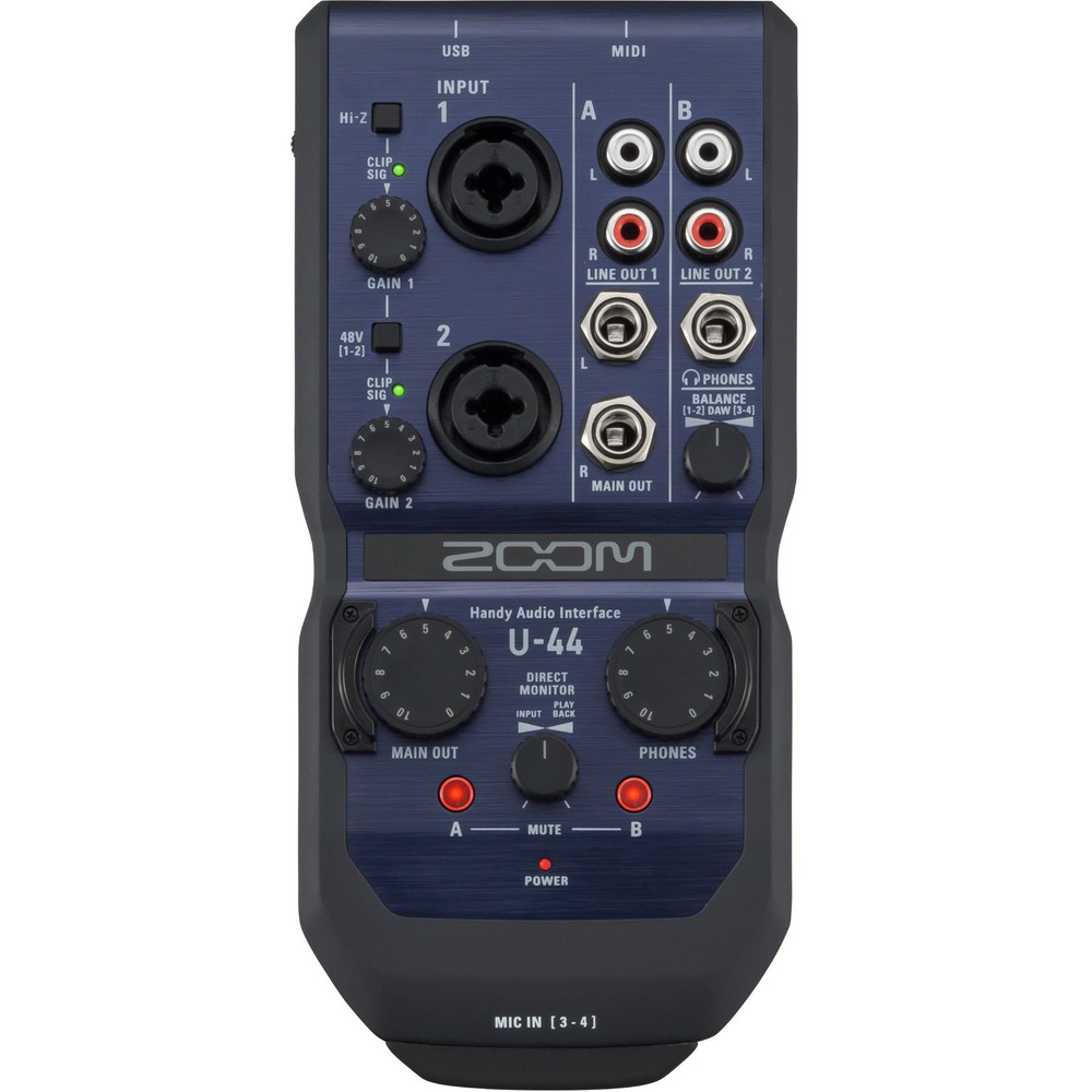 Zoom U-44-Channel Audio Interface
