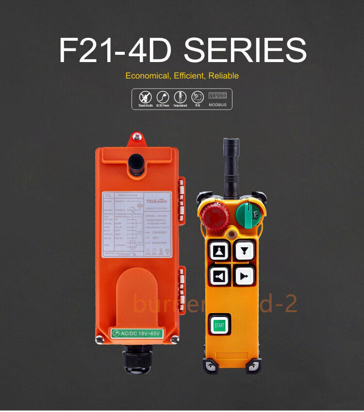 Industrial Remote Controller F21-4D,,wireless Overhead Remote Controller