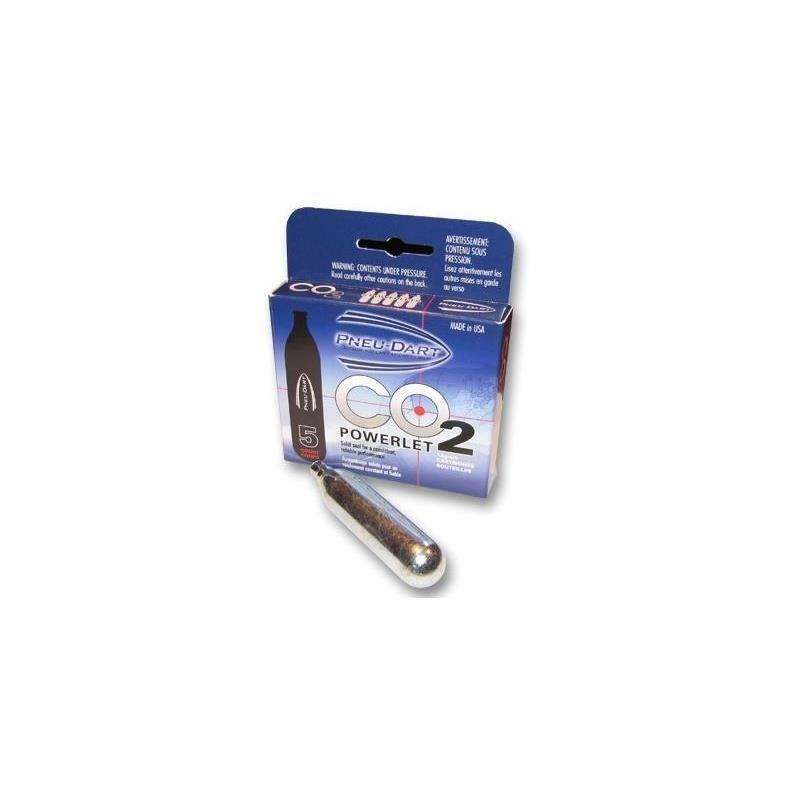 Pneu Dart C02 12 gm Cylinders 5 Count