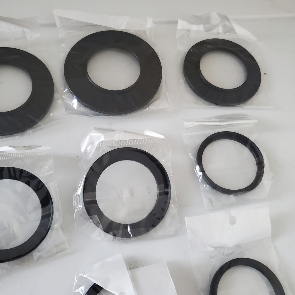 Coruscate 10Pcs 46mm Camera Lens Filter Step Up Adapter Ring Set with Cloth