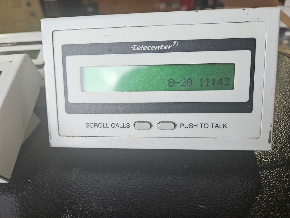 Rauland Borg ICSDTD Telecenter Intercom Desk Module P8