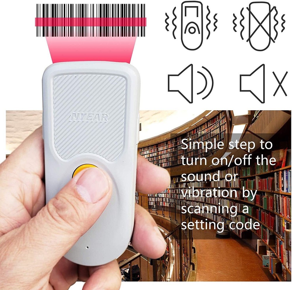 Wireless Barcode Scanner Screen/ NT1000/ Bluetooth Portable