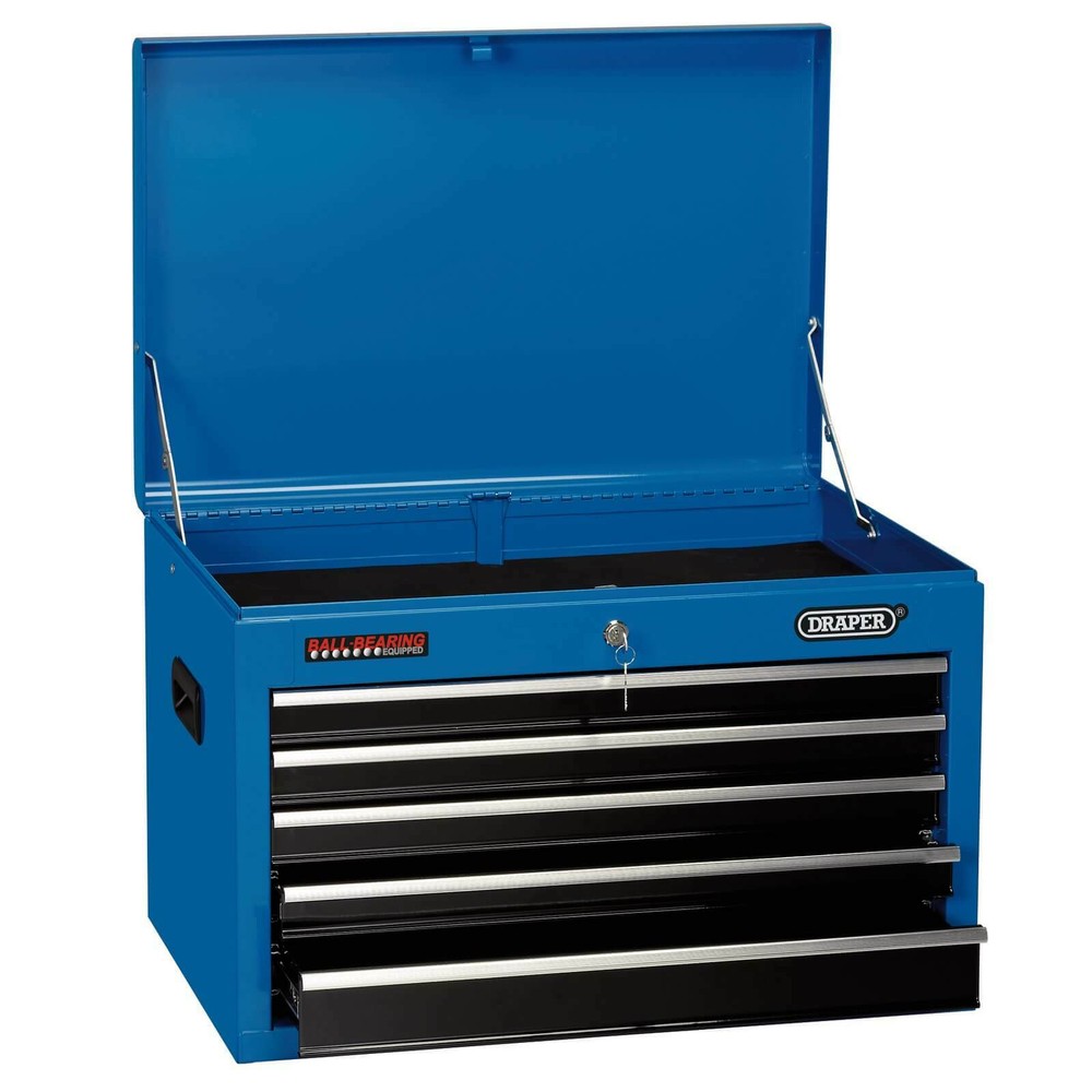 Draper 5 Drawer Tool Chest Blue