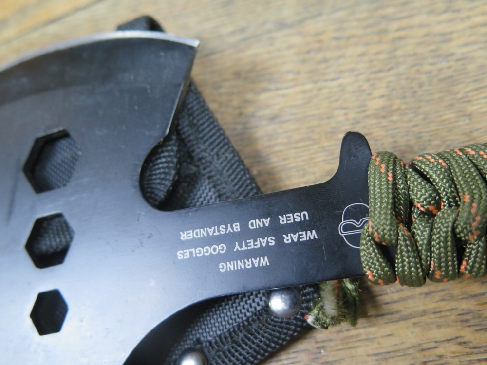 OZARK TRAIL Multi-tool HATCHET / AXE With Sheath Camo Design Handle