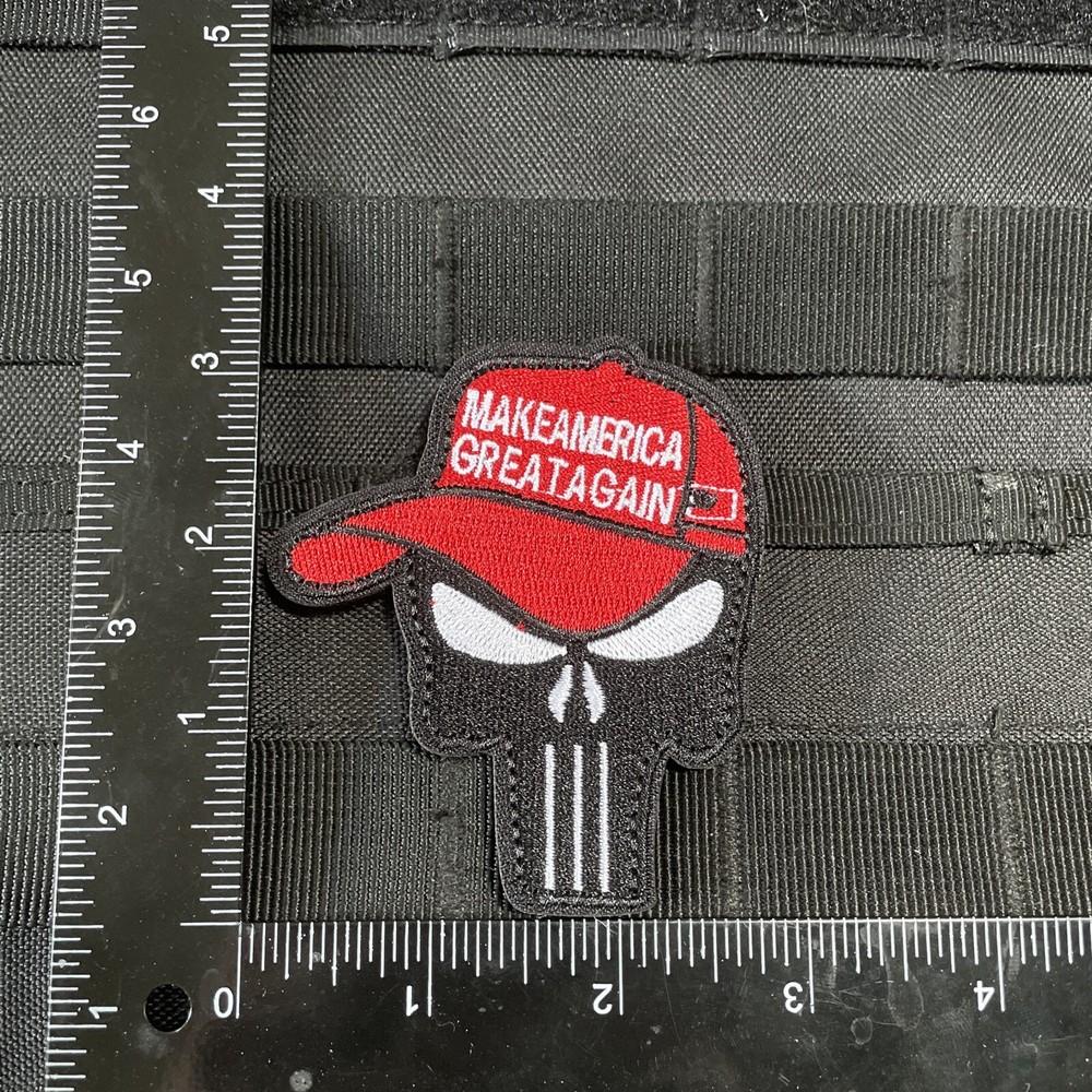 Trump Punisher Skull Tactical Morale Patch Set