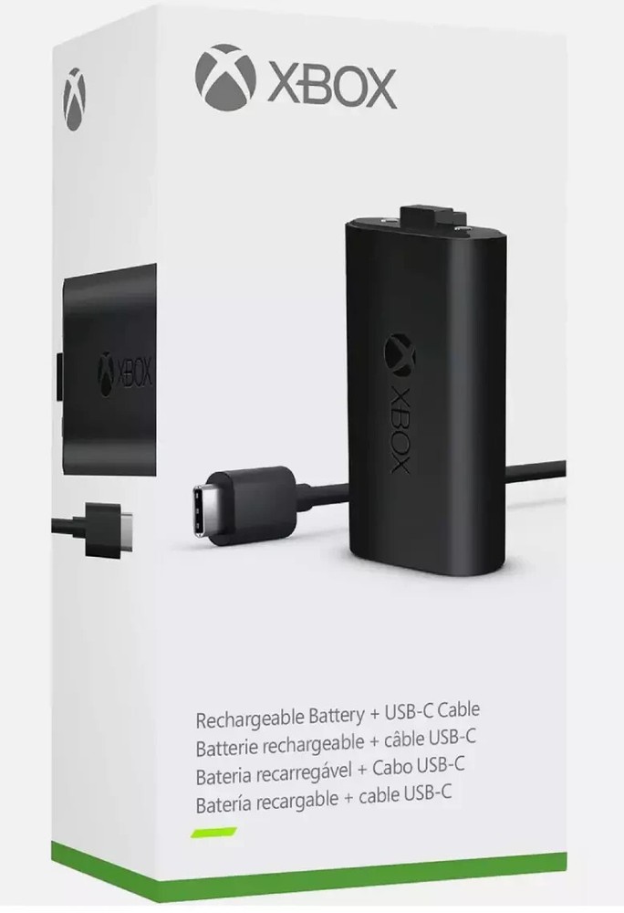 Microsoft Xbox Play & Charge Rechargeable Controller USB-C Cable Kit Series X/S