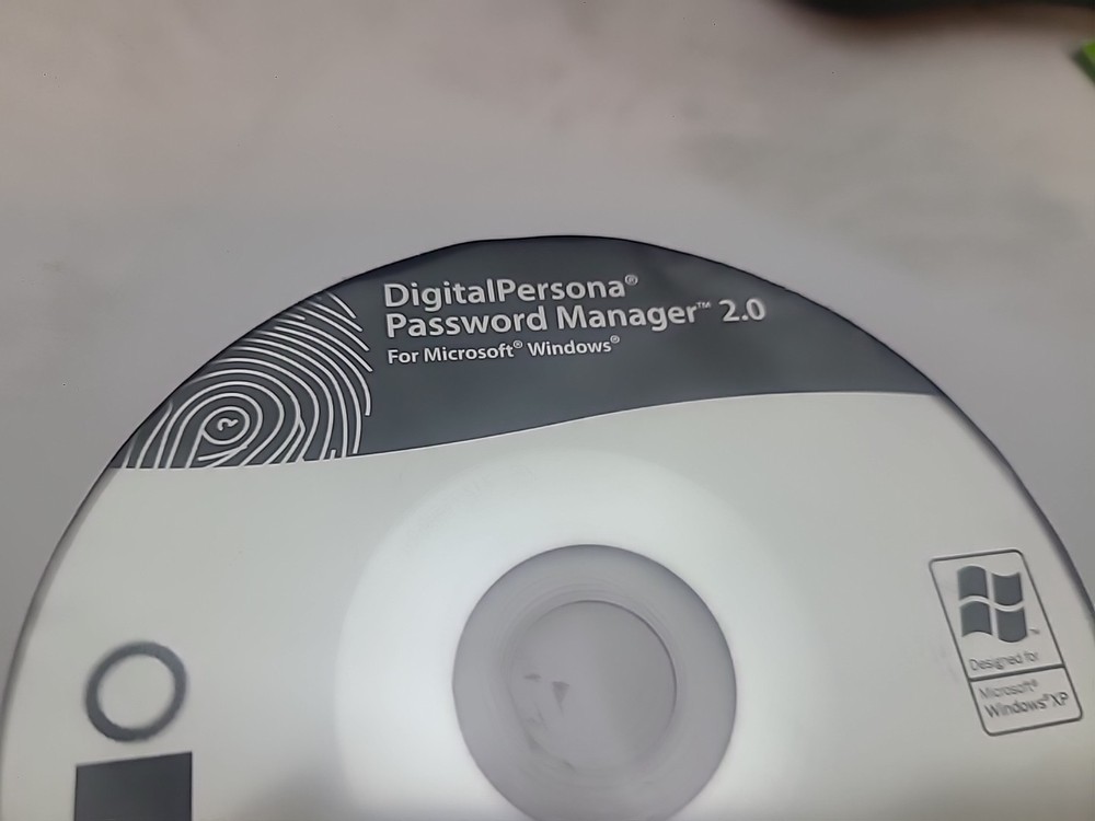 Microsoft Fingerprint Reader Windows With Software Start Up Guide Model 1033 New