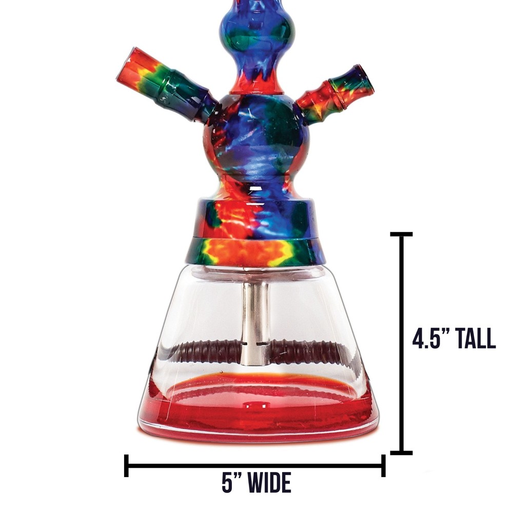 16" BYO Hookah Set Psychedelic Hookah Toker 1 Hose Click Technology