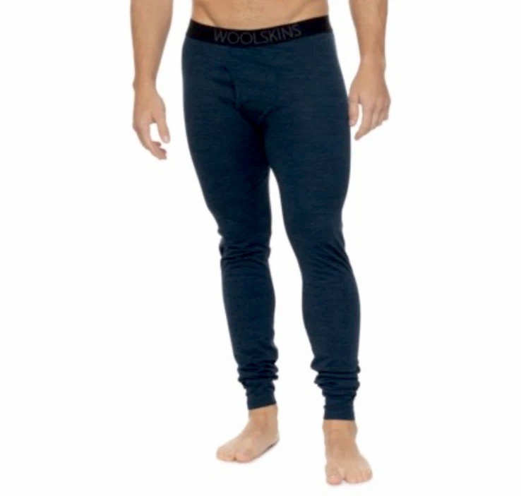 $110 Terramar Woolskins Men’s Merino Wool Base Layer Pants-Night Shadow- Small