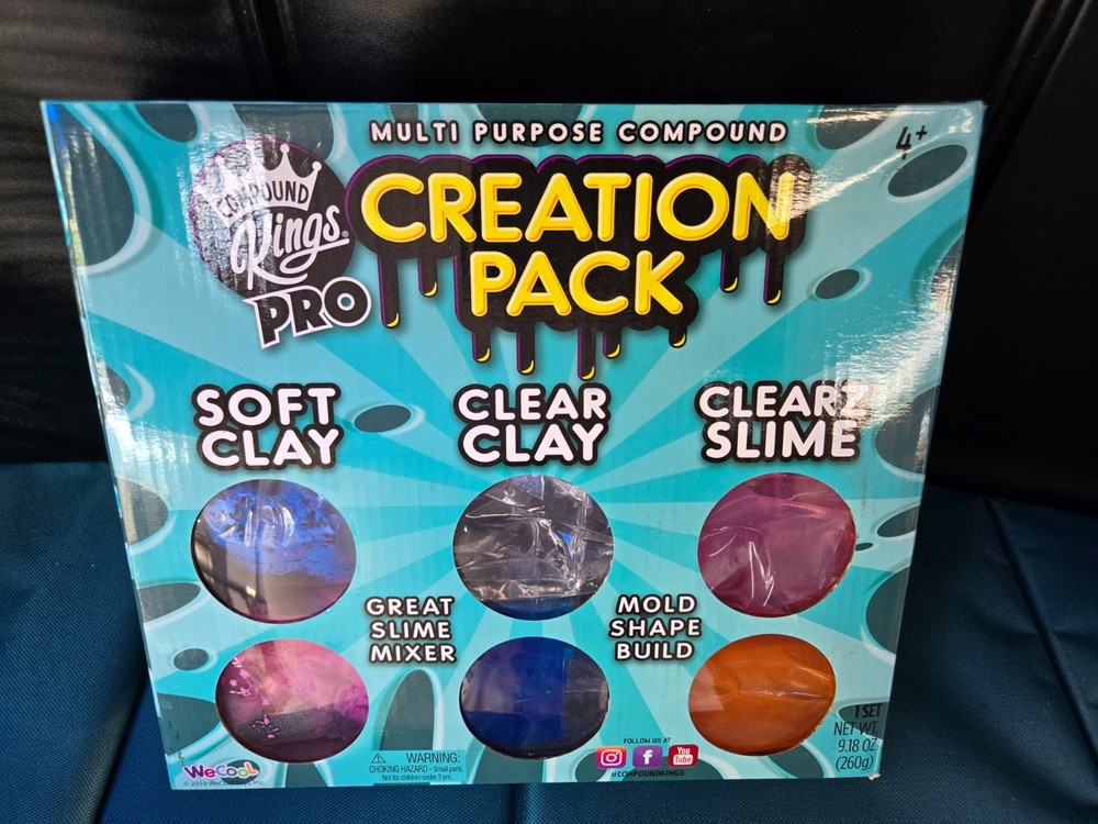 Multi-Purpose Compound Clay, Slime Pro Creation Pack, We Cool NEW, Sealed