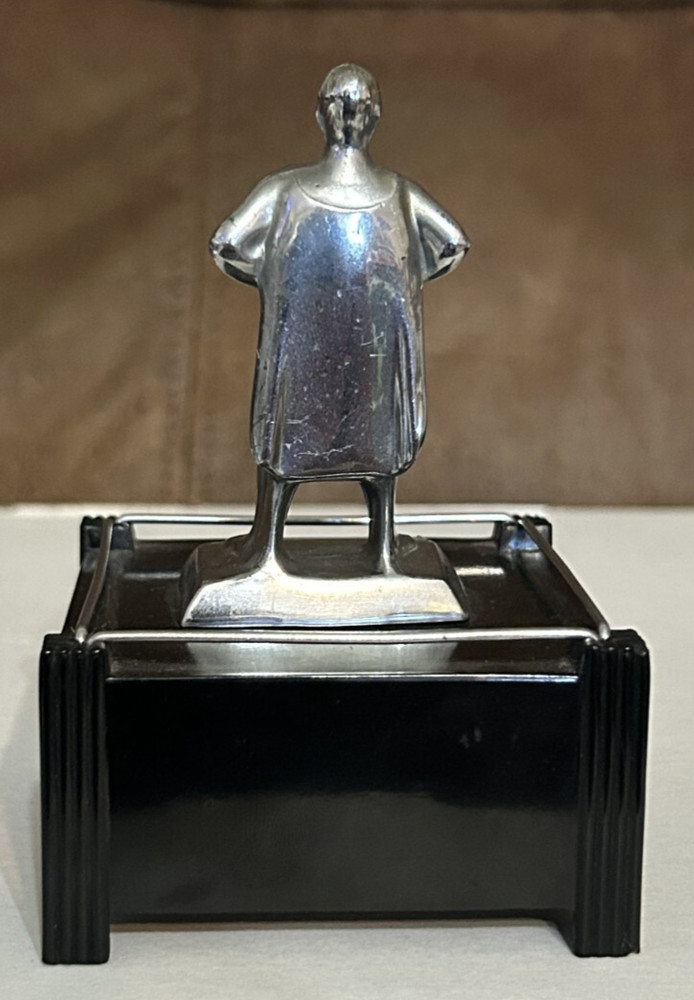 RARE 1940's SUPERMAN SILENT FLAME TABLE LIGHTER BY DUNHILL