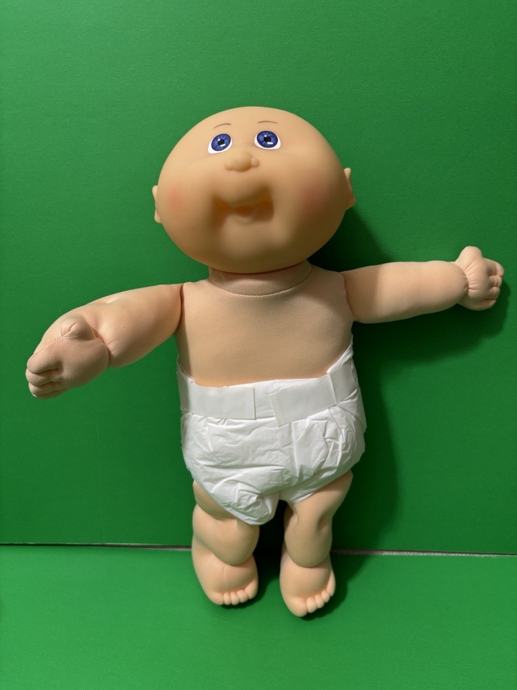 Cabbage Patch Kids Transitional Designer Outfit HM28 Bald Coleco Head Hasbro CPK