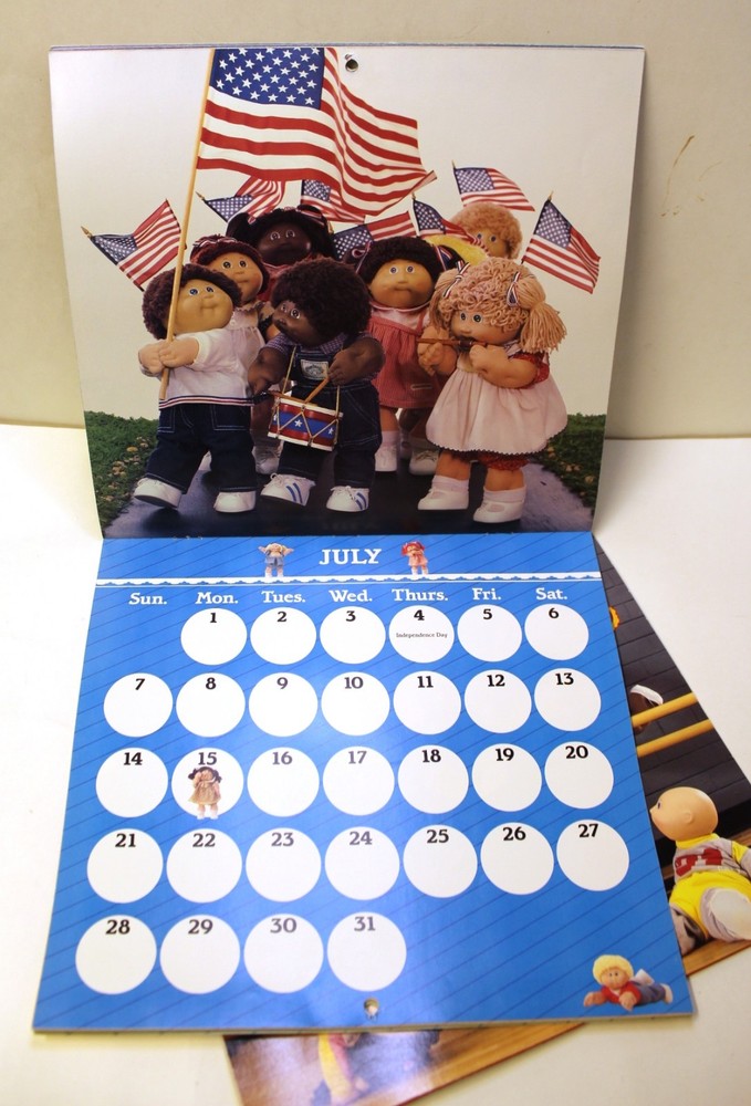 Vintage Cabbage Patch Kids 1985 and 1986 Calanders