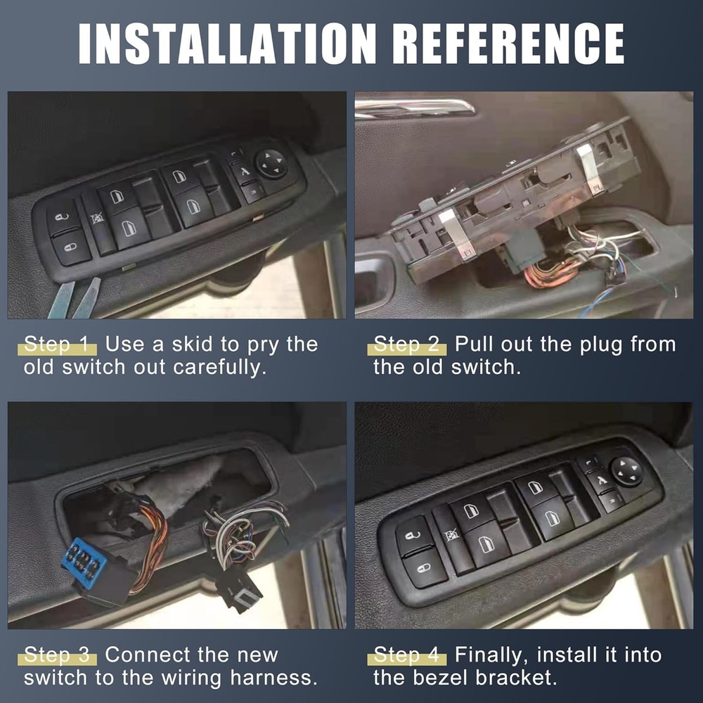Master Driver Side Power Window Switch 1669054400 Replacement for Mercedes