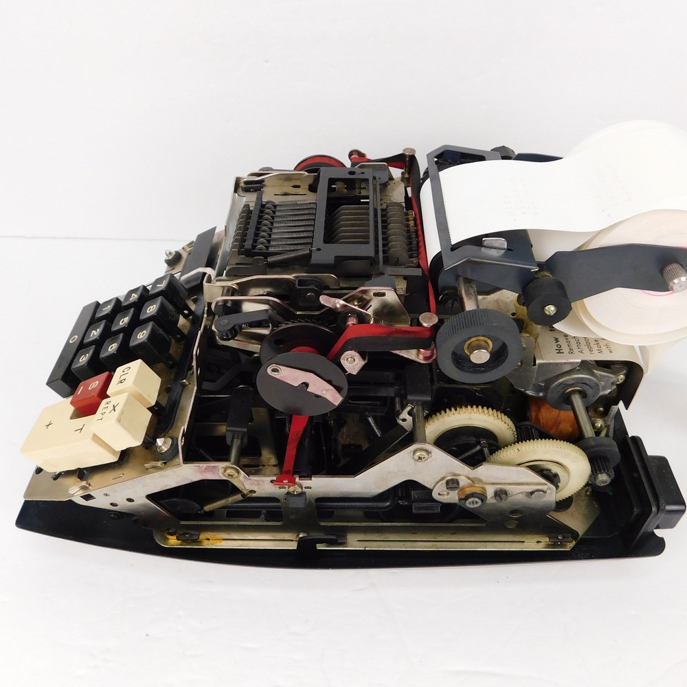 Vtg Commodore 207CB Electronic Business Adding Machine W/ Extra Rolls Tested