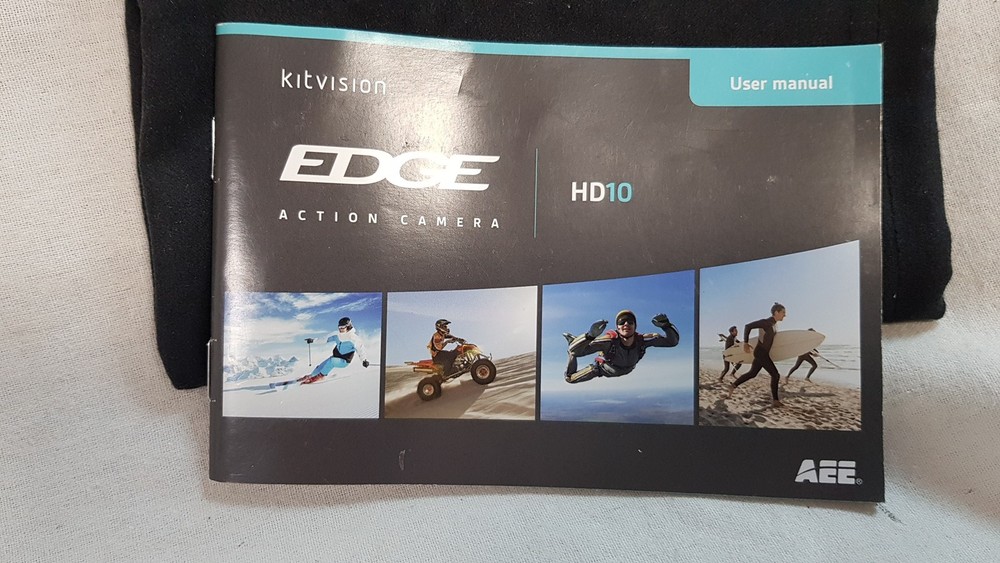READ! KITVISION EDGE HD10 FULL HD WATERPROOF ACTION CAMERA