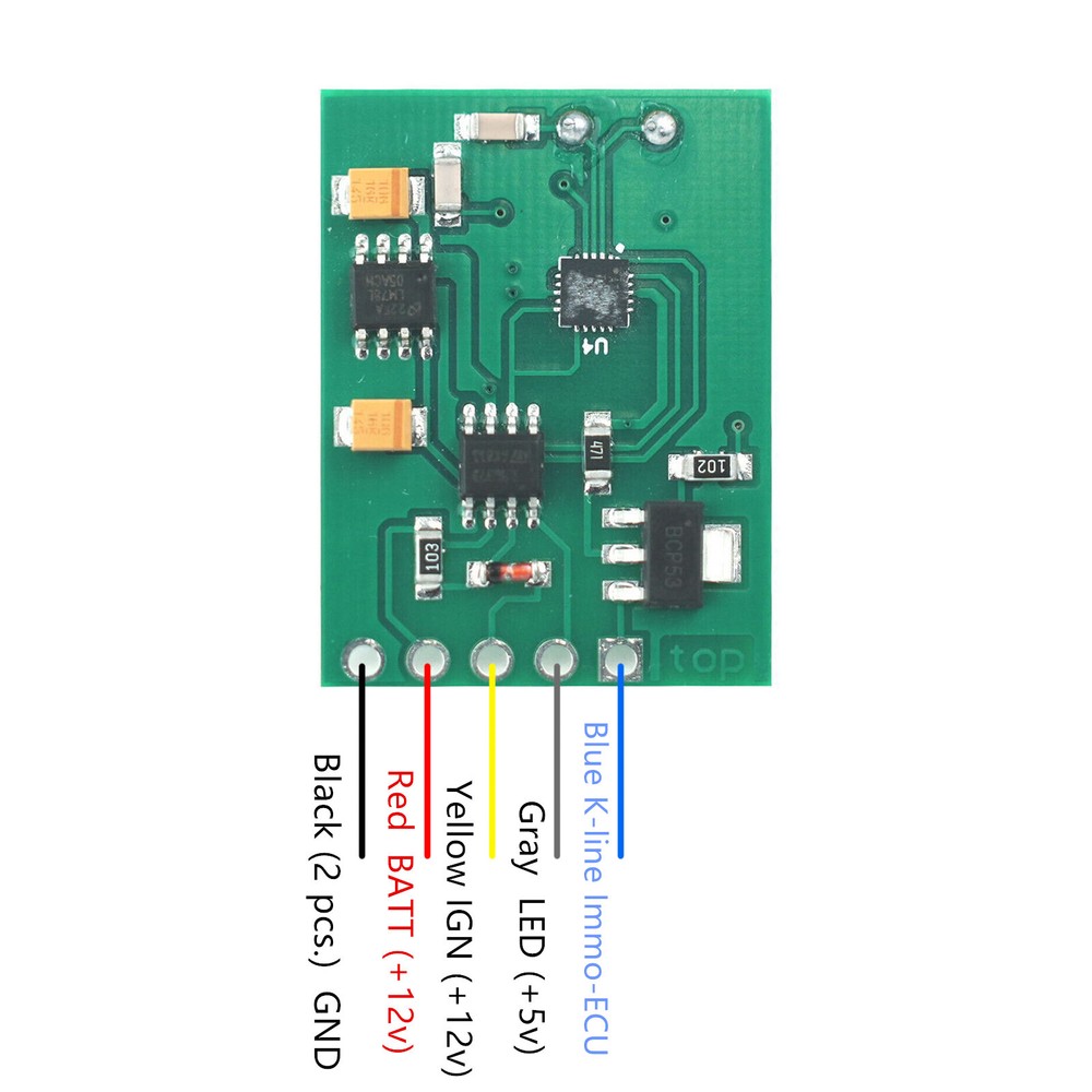 Replacement Immobilizer Emulator Circuit For Yamaha Motorcycles & Scooter