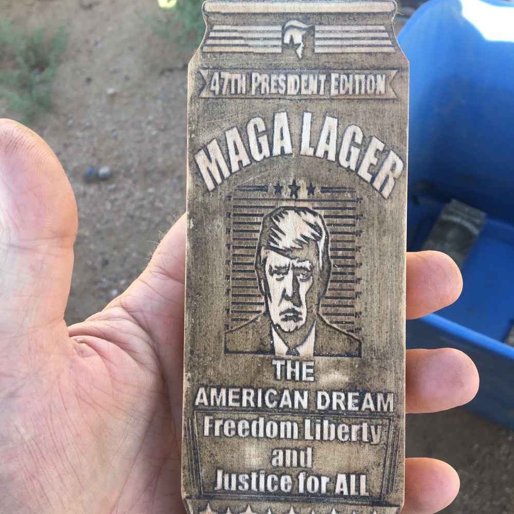 maga lager wood art