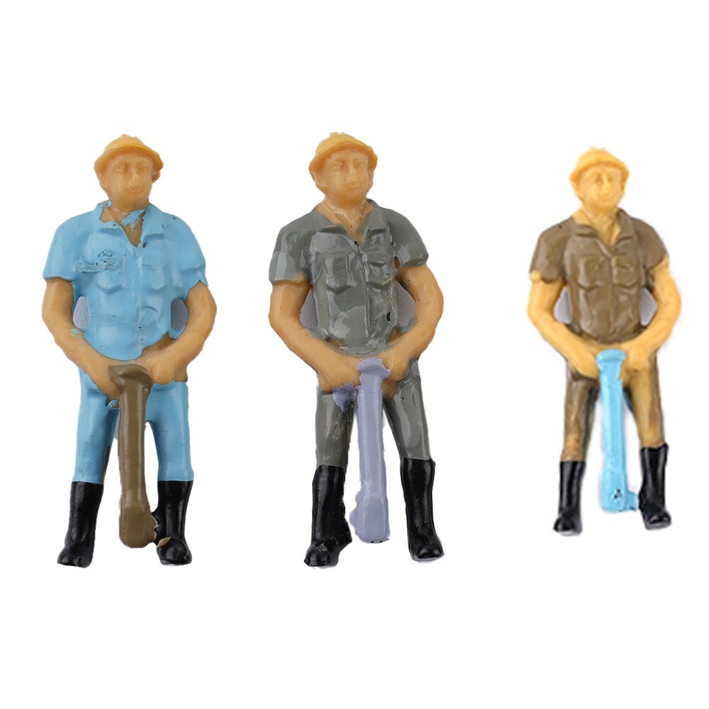 12* Railway Workers Figures Workers Figures Train Railway Worker People 4 Poses