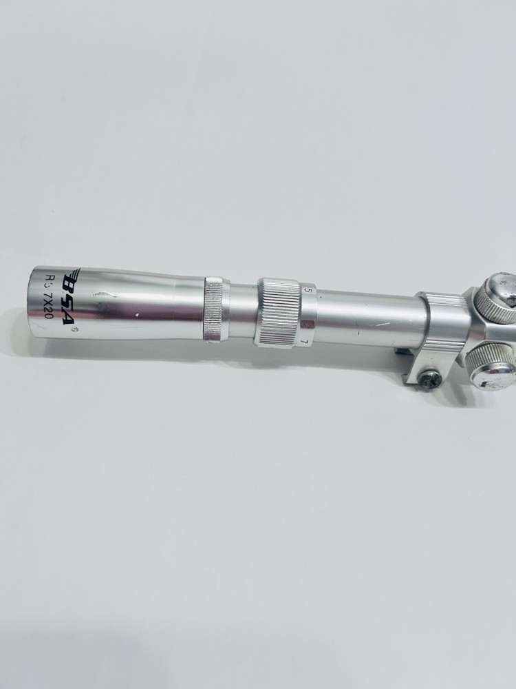 USED BSA Optics R3 7x20 Silver Scope