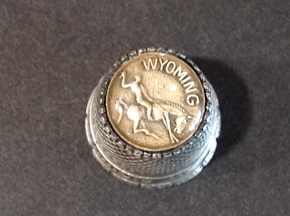 Wyoming Treasured Keepsake Thimble-Unmarked