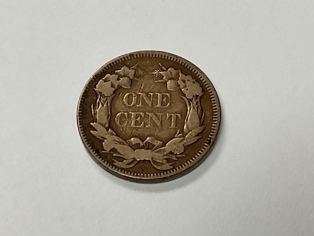 1858 Flying Eagle 1c Cent Coin NICE!