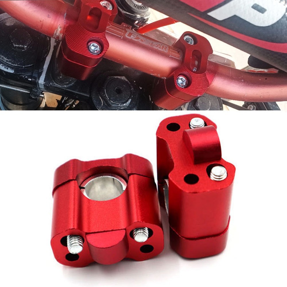 22mm 7/8'' 28mm Motorcycle HandleBar Handle Fat Bar Mount Clamps Riser Universal